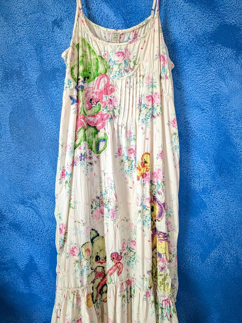 Magnolia Pearl Appliqué Vianney Slip Dresss